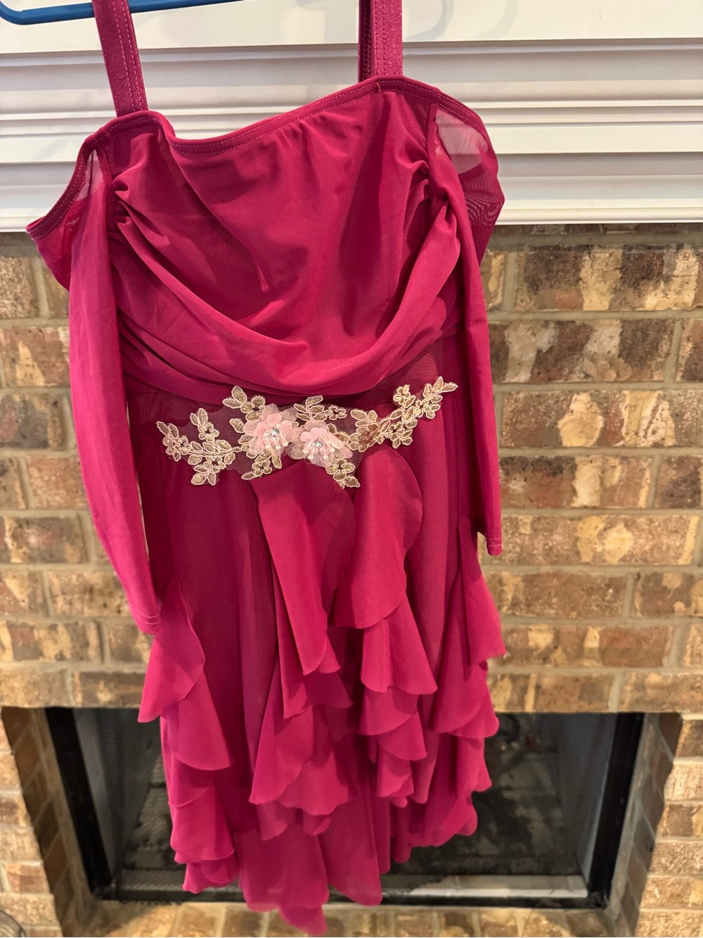 Weissman Size MC Maroon/Mulberry Dance Costume